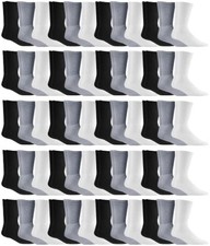 72 Pairs Yacht  Smith Mens Wholesale Bulk Sports Crew, Athletic Case Pack Socks