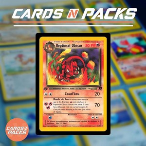 Carte Pokemon Reptincel obscur 32/82 Team Rocket Edition 1 Exc.