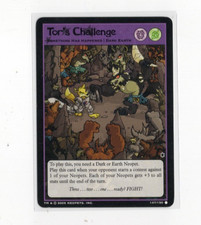 Neopets TCG The Darkest Faerie - Tor's Challenge 147/150 - Wizards 2005