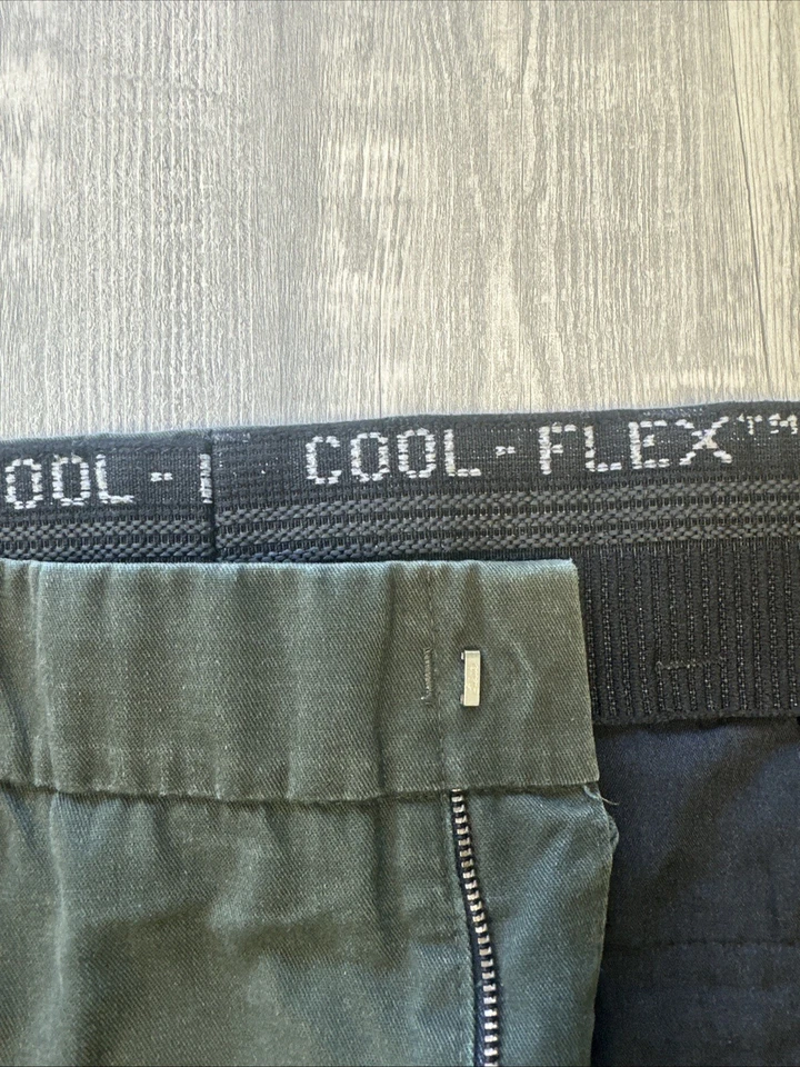 Horace маленький классный гибкий грузовой брюки размер 38 открытый зеленый оливковый винтажный низ - Изображение 2 из 4