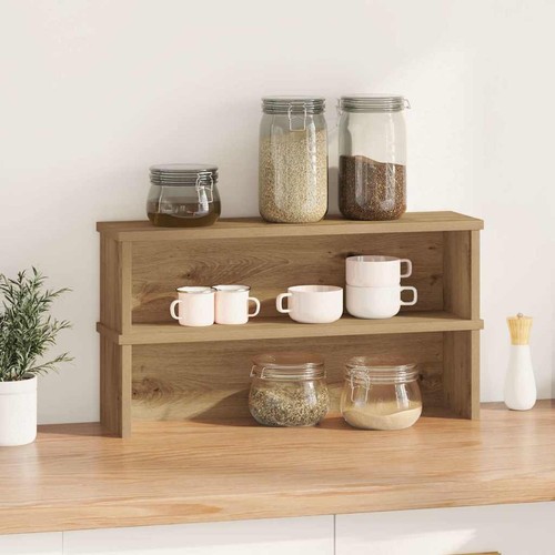 1/2x Tischregal Küchenregal Regalorganizer Mini-Regal stapelbar Regalset Regale - Bild 5 von 25