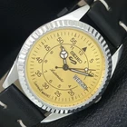 VINTAGE REFURBISHED SEIKO 5 AUTOMATIC 6309A JAPAN MENS GOLDEN WATCH a442932-1
