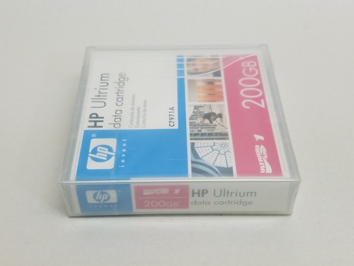 New HP C7971A 100 GB / 200 GB Ultrium LTO-1 Data Tape Cartridge - Afbeelding 3 van 3