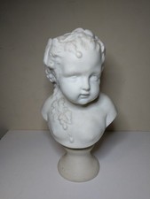Parian Bust Autumn Antique English White Statuary 19th Century