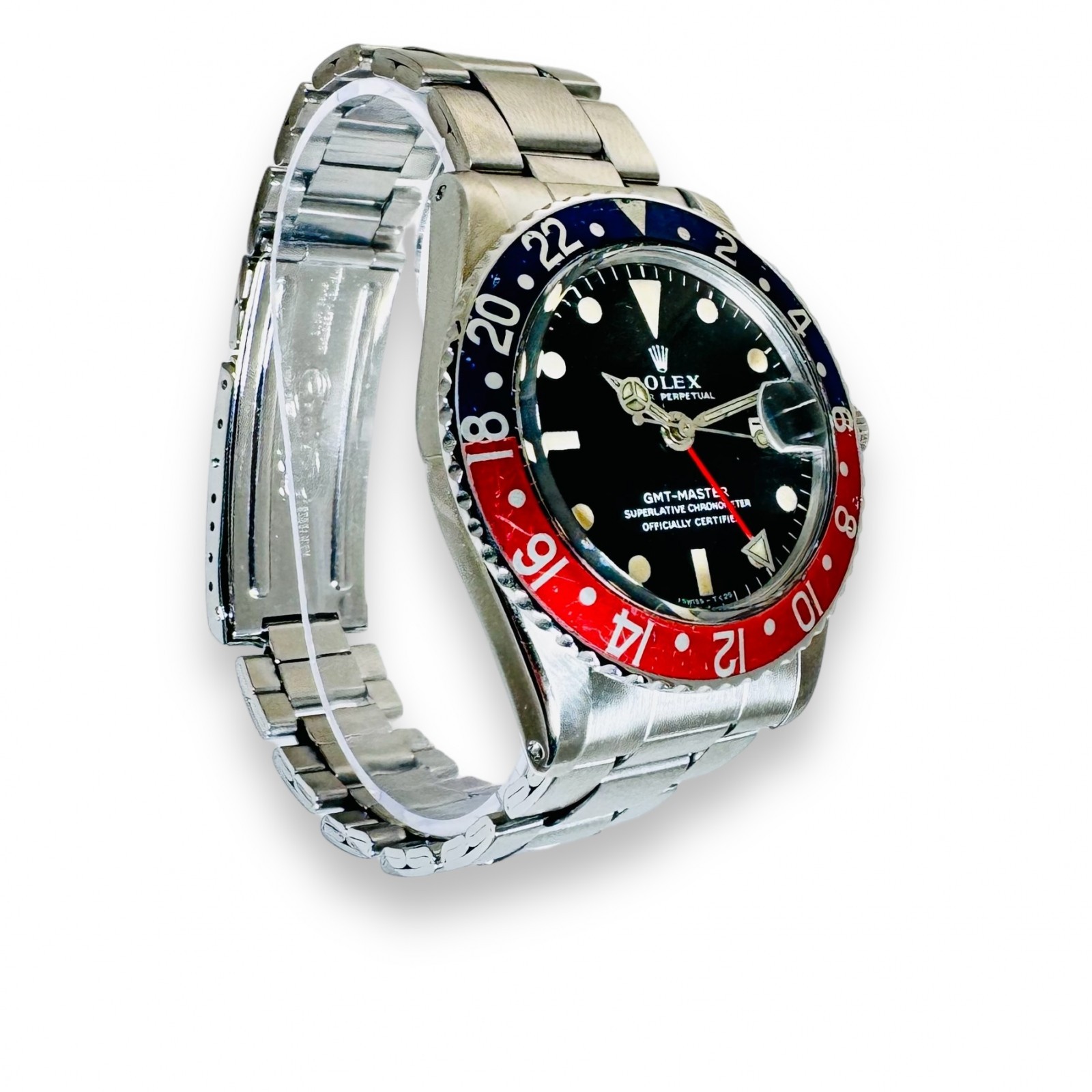 1971 Rolex GMT-Master 1675 MK1 Long E Dial Pepsi Stainless Steel image 3