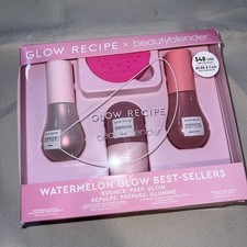 BEAUTY BLENDER Watermelon Glow Recipe Set Kit BOXED New Dewy Mist Drops