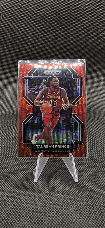 2021-22 Panini Prizm - Taurean Prince #159 Ruby Wave Prizm