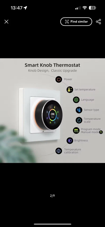 Avatto Tuya Smart Thermometer Temperature Controller - Image 3 of 4
