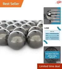 Quality 25-Pack G25 Precision Bearing Balls - 3/8" Chrome Steel Construction