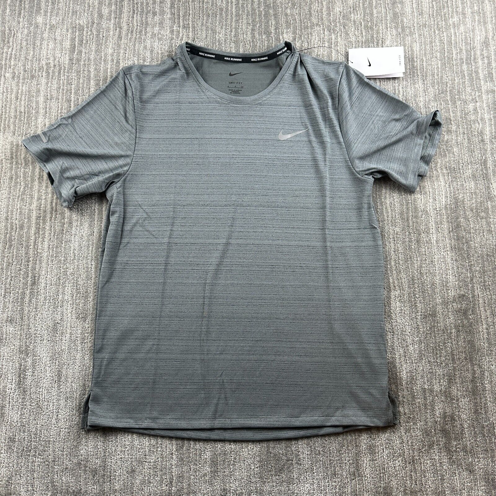 Fundación que te diviertas jardín Nike Shirt Adult Small Gray Miler T Shirt Running Lightweight Dri Fit Mens | eBay Fundación que te diviertas jardín Nike Shirt Adult Small Gray Miler T Shirt Running Lightweight Dri Fit Mens | eBay