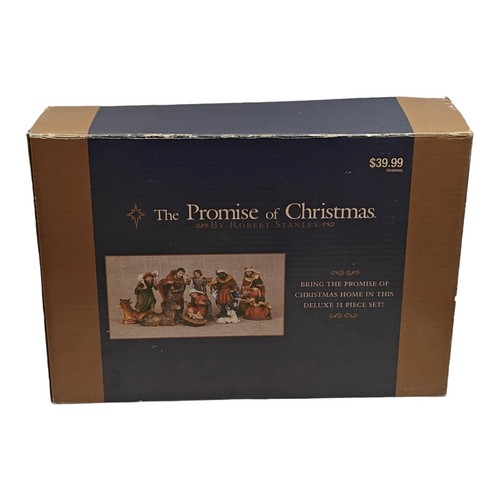 Nativity Set 11 Pieces Promise of Christmas Robert Stanley
