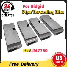 1in-2in Alloy Steel Pipe Threading Dies NPT #47750 For Ridgid 811A and 815A