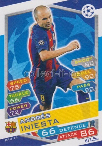 Topps Match Attax Champions League 2016/2017 1 parte - Foto 49 di 229