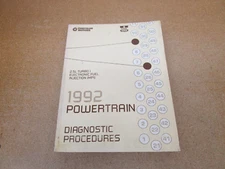 1992 Dodge 2.5 Turbo I engine diagnostic shop service manual Daytona