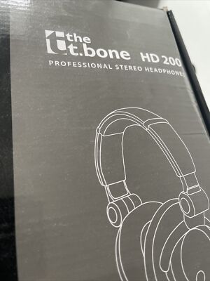 PROFESSIONAL STEREO HEADPHONES the t. bone HD 200 WIE NEU!!! 
