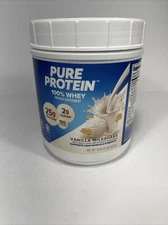 Pure Protein Powder - Whey, High Protein, Low Sugar, Gluten-Free, Vanilla Creame