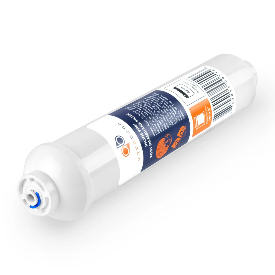2 Pack of Inline Post/Carbon Polishing Water Filter for RO Standard Size QC - Image 2 of 4