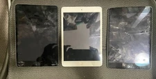 (2) BUNDLE -Apple iPad mini 2 16GB-64 GB, Wi-Fi, 7.9in - Silver FOR PARTS ONLY!!