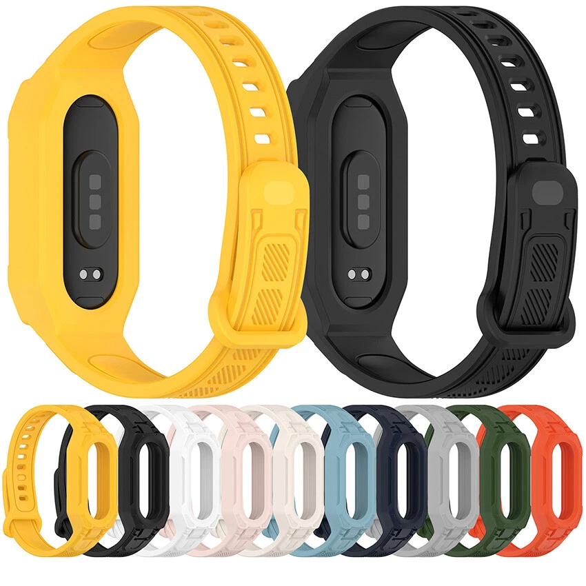Correa de pulsera de repuesto de silicona para Mi Band 5 6 7 9 cerámica edición especial Foto 2 de 4
