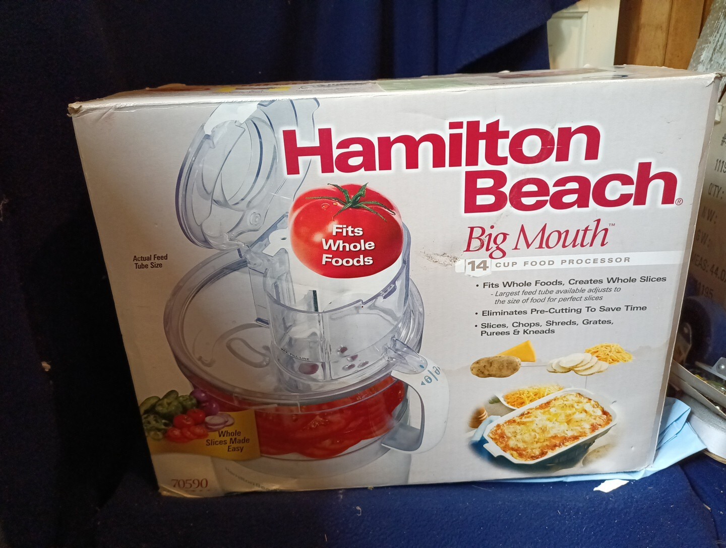 Hamilton Beach Big Mouth 14 Cup Food Processor 70590 Complete With