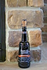 SAMUEL ADAMS STONY BROOK ROSSO 1 PT Ale Barrel Room RARA BOTTIGLIA VUOTA, PUNTELLO, DECORAZIONE 
