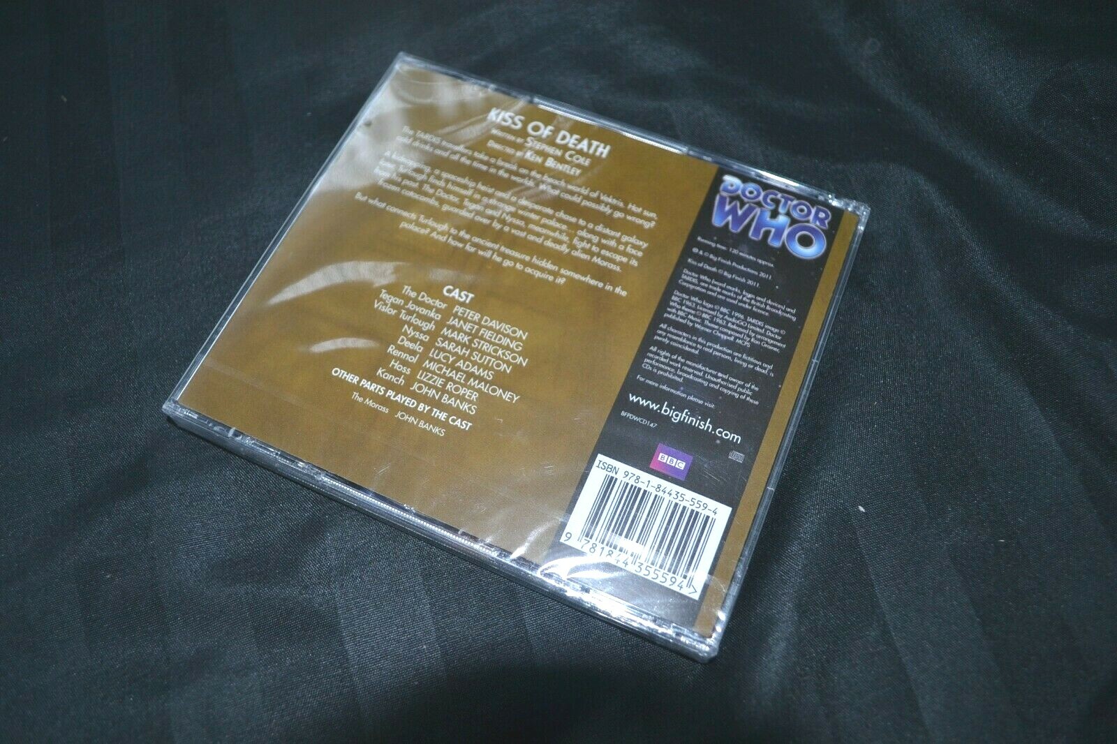 CD Audiobook Doctor Who Big Finish #147 Kiss of Death 5th Nyssa Tegan Turlough - Picture 3 of 4