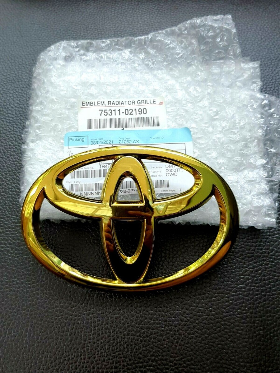 2013-2017 Toyota Corolla Altis Yaris 2013-17 CAMRY 140mm GOLD Logo