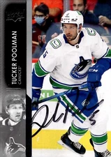 Tucker Poolman - Signed 2021-22 Upper Deck Extended Series Card #652