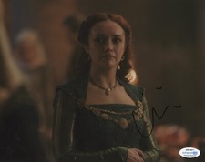 Olivia Cooke House of the Dragon Autographed Signed 8x10 Photo ACOA