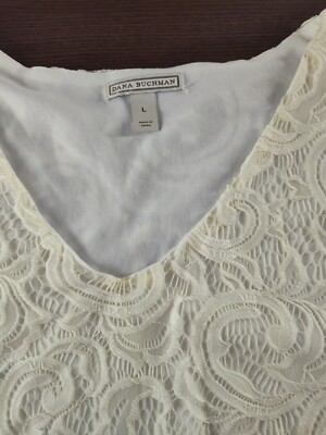 chinese dress ladies Cream Embroidered Dana Buchman Open Front Cardigan main image 1