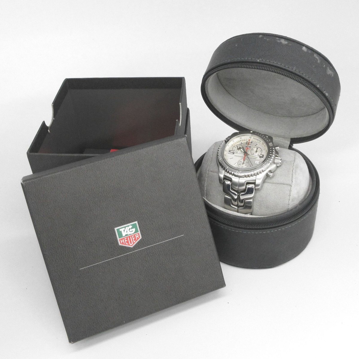 USED Excellent]TAG Heuer Link CT1112 Chronograph Quartz Men's