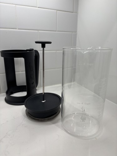 Prensa francesa moderna Bialetti de 8 tazas con jarra de vidrio resistente al calor - Imagen 9 de 9