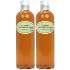 SESAME SEED OIL UNREFINED BY DR.ADORABLE ORGANIC COLD PRESSED 2oz-UP TO 7LB