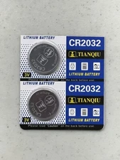 2 Pack CR2032 DL2032 LM2032 BR2032 Lithium 3v Battery USA Free SHIP FRESH 2027