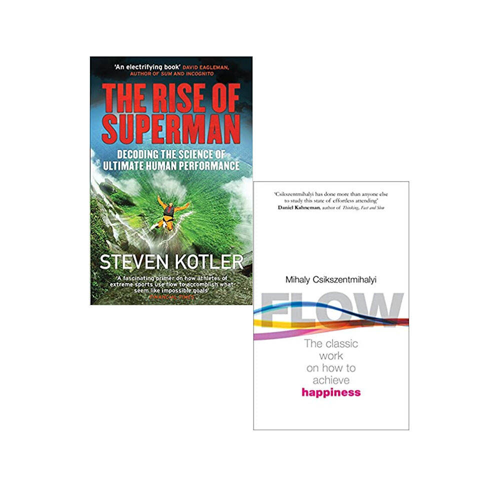 The Rise of Superman Decoding,Flow: The Psychology  2 Books Collection Set NEW