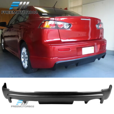 #ad #ad Fits 08 15 Mitsubishi Lancer PP B Style Rear Bumper Lip Diffuser Spoiler Bodykit $229.99
