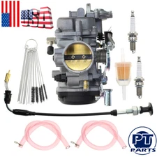 CV 40MM Carburetor Assembly For 1989-2007 HD Electra Glide Dyna