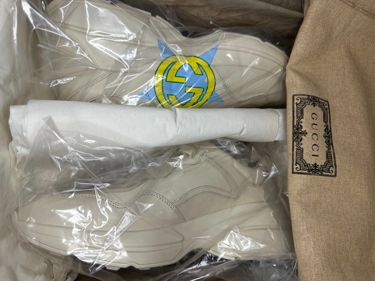 Gucci Rhyton Interlocking G Star, Size 8+, 692935-DRW00-9522