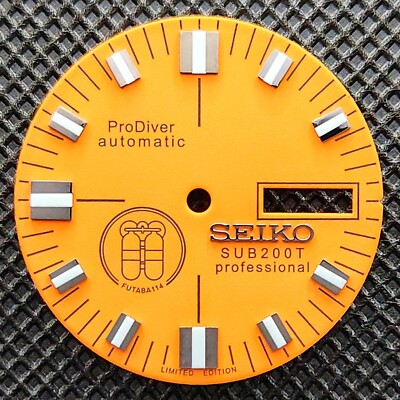 New SEIKO-SUB PRO DIVER Dial Orange MOD for NH36 4R36 7S26 SKX007 009 