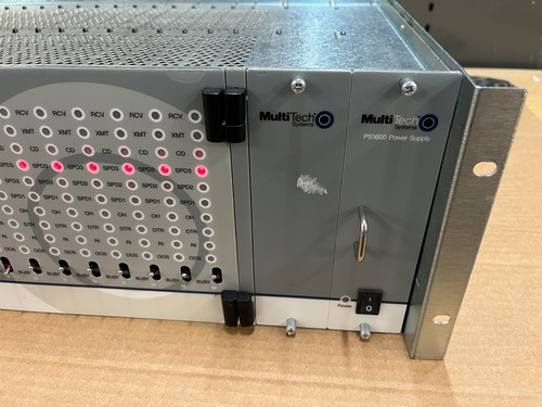 Multitech Systems CC1600-11L Modem Card Cage with Power Supply and 16 Modems - Picture 6 of 15