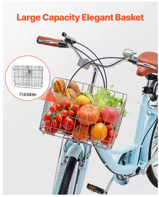 Fahrrad 26 Zoll Citybike 7 Gang Cruiser Bike Leicht und Komfortabel, Inkl Korb! - Bild 3 von 4