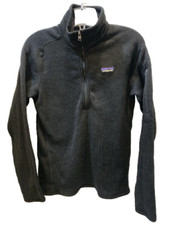 Patagonia  Women's Better Sweater  1/4-Zip Fleece Pullover - Size Medium - Black