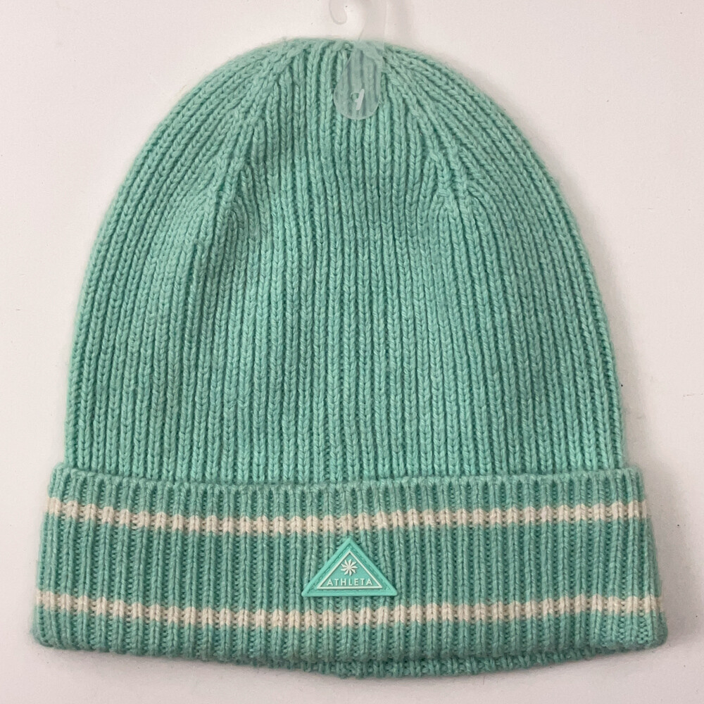 Athleta Cashmere Wool Blend Seafoam Green Winter Cuff Hat | eBay display picture 2