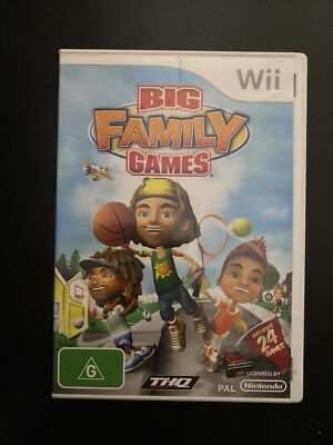 Big Family Games (2009) Nintendo WII - Motion Control Game Family Coop Party Fun