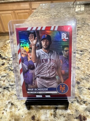 2023 TOPPS BIG LEAGUE MAX SCHERZER SUPER RARE RED FOIL SSP #293  