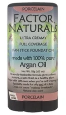 Factor Naturals Porcelain #246 Pan stick foundation w/ Argan oil Made in the USA