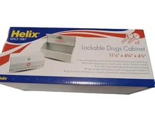 Helix Lockable Drug Cabinet with Two Keys Mountable New In Box New