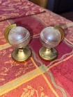 Chicago Vintage Plastic Metal Globe Salt And Pepper Shakers — photo 1