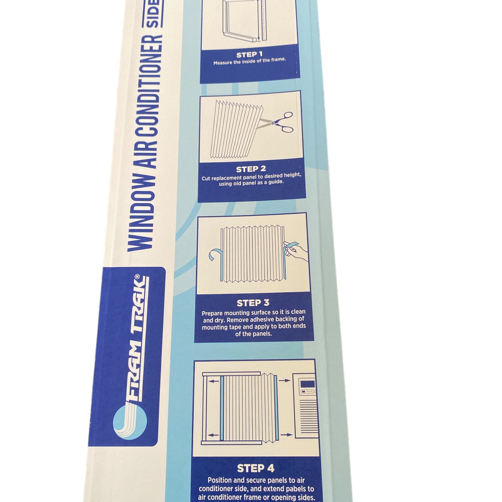 FRAM TRAK Window Air Conditioner 19" x 12" Side Panels *Cut to Size