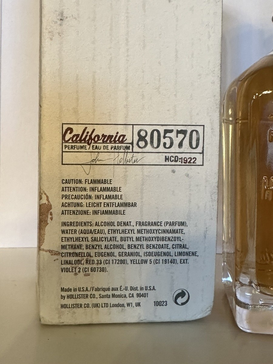 HOLLISTER ホリスター カリフォルニア 1922 75ml Hollister ホリスター カリフォルニア 1922 クラシック EDP SP